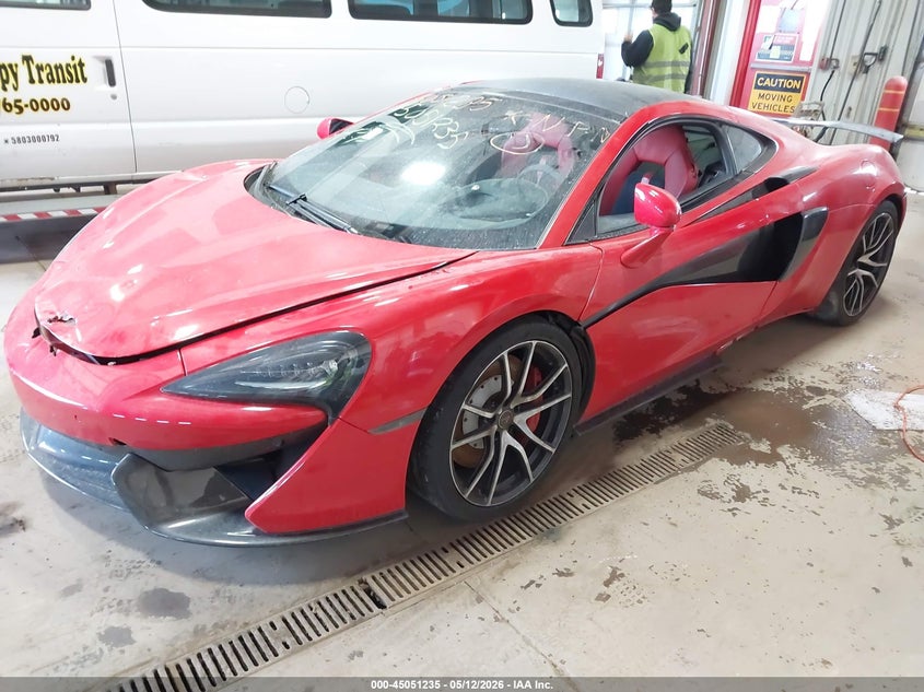 2017 Mclaren 570gt VIN SBM13GAA4HW002541 IAAI salvage auction — Top/Roof, Previous Salvage (Michigan), sold $49,750 on 2026-07-06 (photo 2)