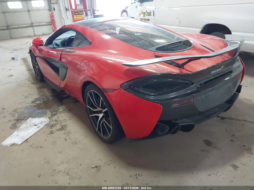 2017 Mclaren 570gt VIN SBM13GAA4HW002541 IAAI salvage auction — Top/Roof, Previous Salvage (Michigan), sold $49,750 on 2026-07-06 (photo 3)