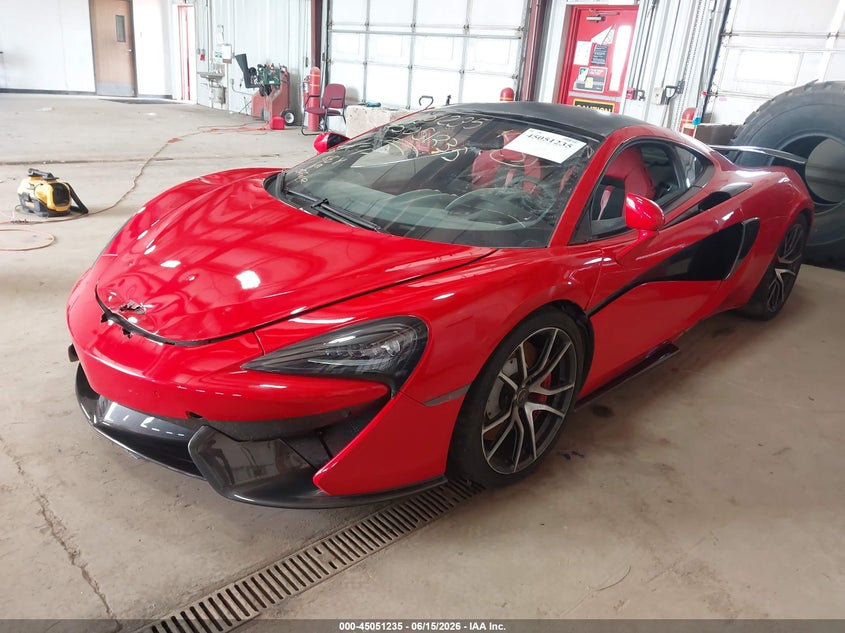 2017 Mclaren 570gt VIN SBM13GAA4HW002541 IAAI salvage auction — ROOF, Previous Salvage (Michigan), sold $53,800 on 2026-07-30 (photo 2)