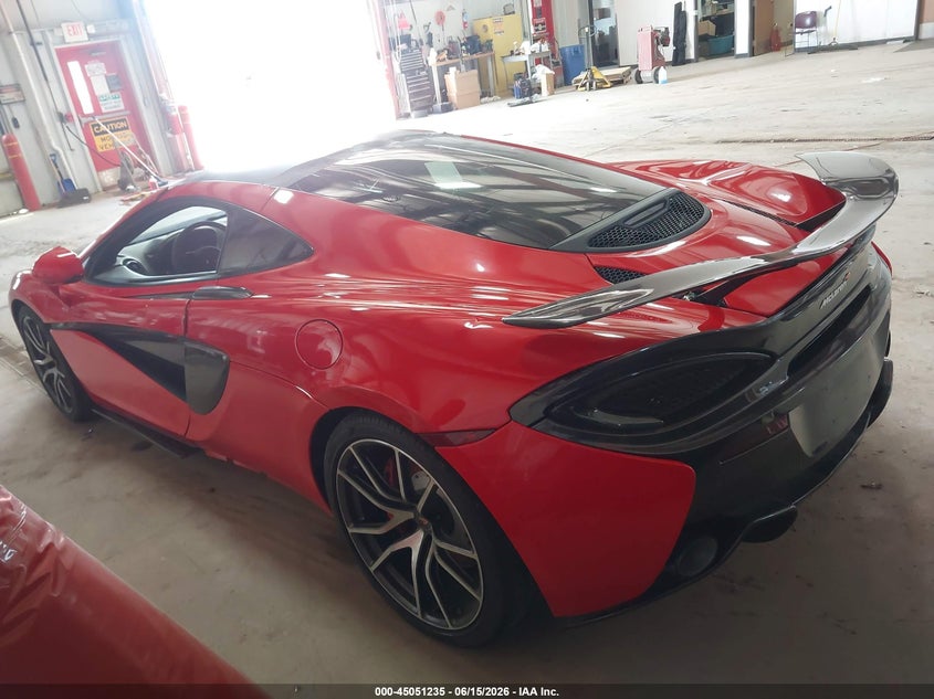 2017 Mclaren 570gt VIN SBM13GAA4HW002541 IAAI salvage auction — ROOF, Previous Salvage (Michigan), sold $53,800 on 2026-07-30 (photo 3)