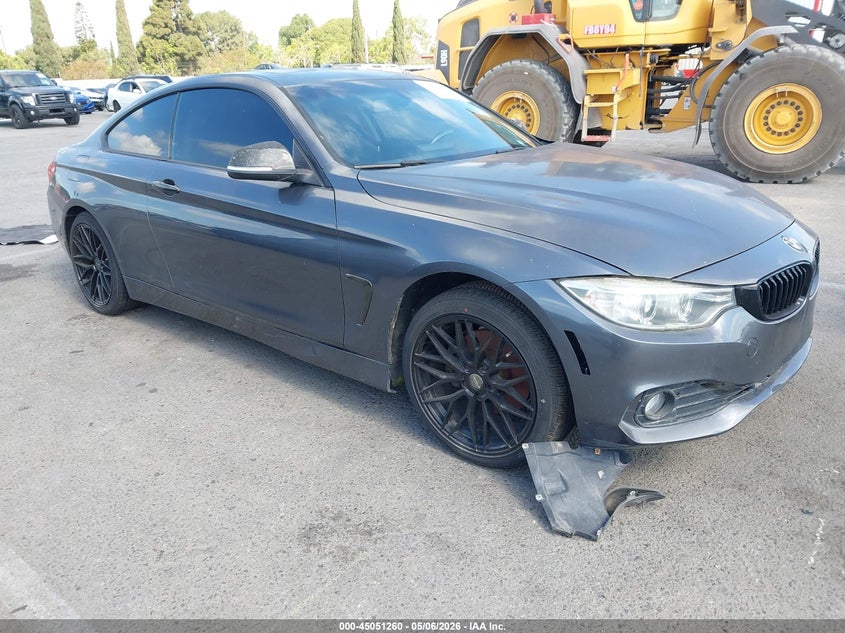 2014 BMW 4er VIN WBA3N7C58EF718251 IAAI salvage auction — NORMAL WEAR, Clear - Dealer Only (California), sold $25 on 2026-07-30 (photo 1)
