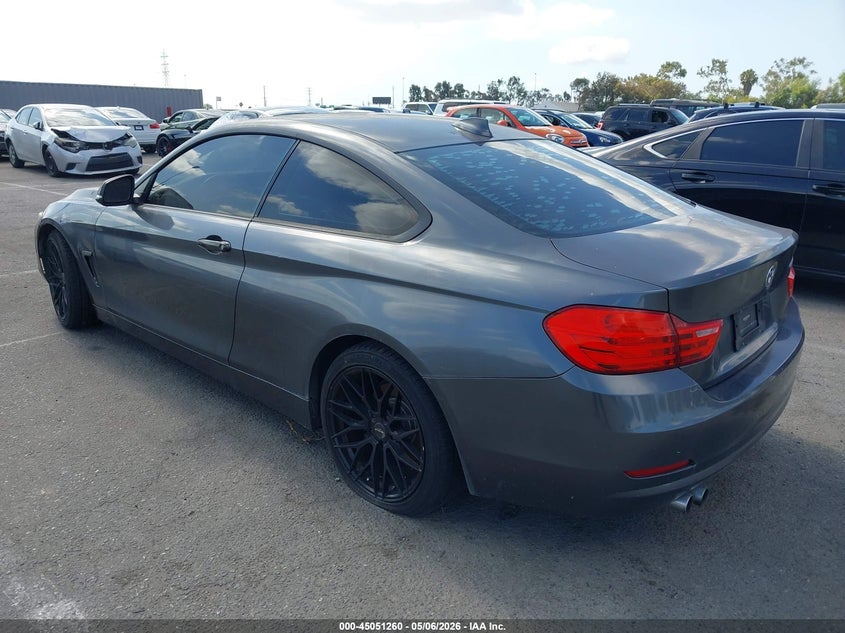 2014 BMW 4er VIN WBA3N7C58EF718251 IAAI salvage auction — NORMAL WEAR, Clear - Dealer Only (California), sold $25 on 2026-07-30 (photo 3)