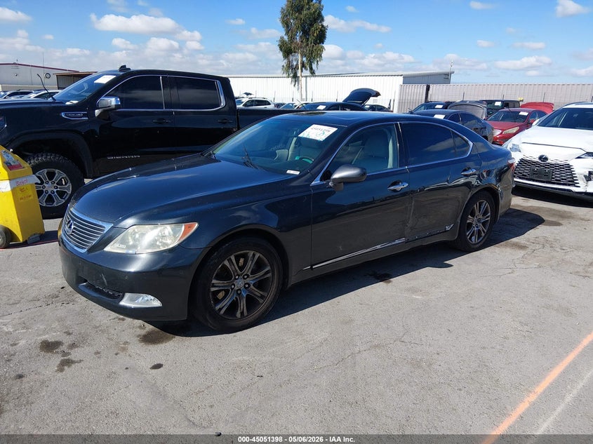 2008 Lexus Ls VIN JTHGL46F485030401 IAAI salvage auction — LEFT SIDE, Salvage (California), sold $1,200 on 2026-07-13 (photo 2)