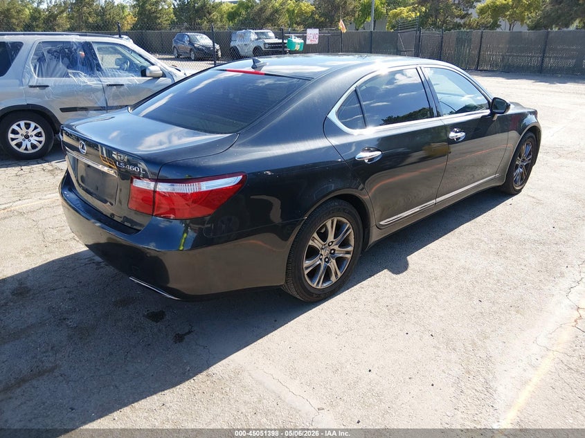 2008 Lexus Ls VIN JTHGL46F485030401 IAAI salvage auction — LEFT SIDE, Salvage (California), sold $1,200 on 2026-07-13 (photo 4)