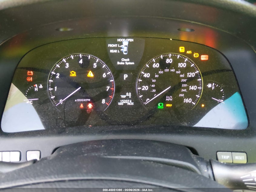 2008 Lexus Ls VIN JTHGL46F485030401 IAAI salvage auction — LEFT SIDE, Salvage (California), sold $1,200 on 2026-07-13 (photo 7)