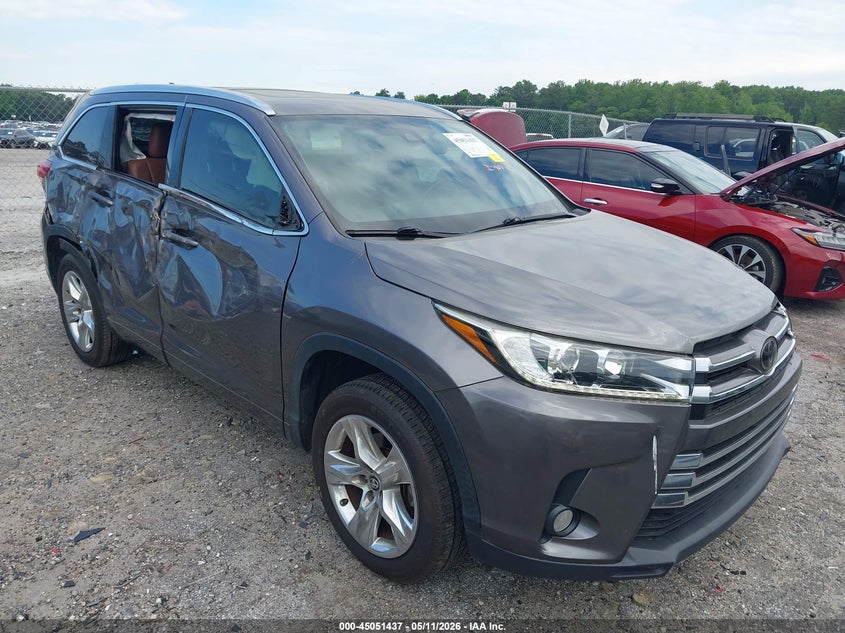 2017 Toyota Highlander VIN 5TDYZRFH5HS225730 IAAI salvage auction — RIGHT SIDE, Salvage (Georgia), sold $10,850 on 2026-07-08 (photo 1)