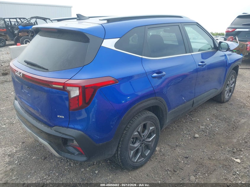 2024 Kia Seltos VIN KNDEUCAA5R7663684 IAAI salvage auction — FRONT END, Salvage (Michigan), sold $3,300 on 2026-07-09 (photo 4)