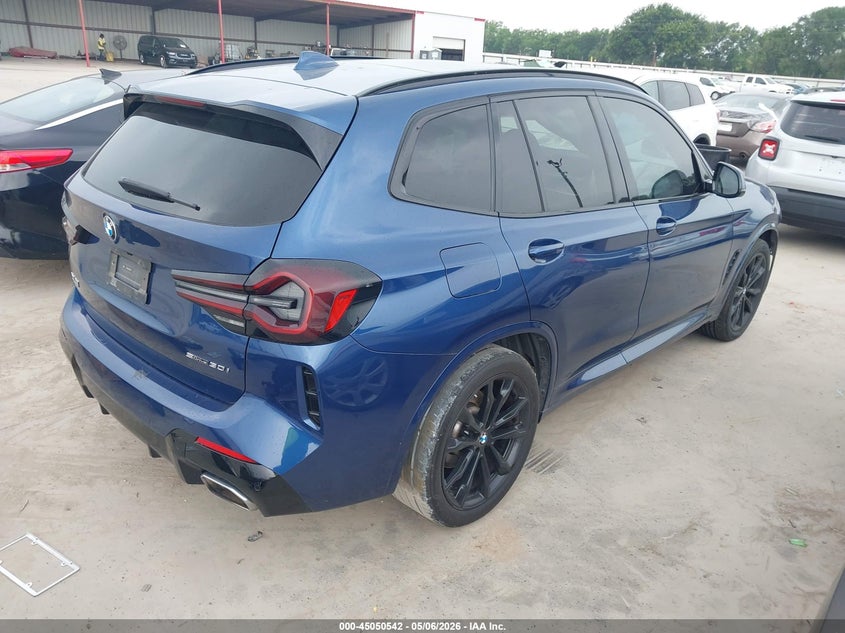2024 BMW X3 VIN 5UX43DP00R9U49837 IAAI salvage auction — FRONT END, Original (Texas), sold $15,625 on 2026-07-20 (photo 4)