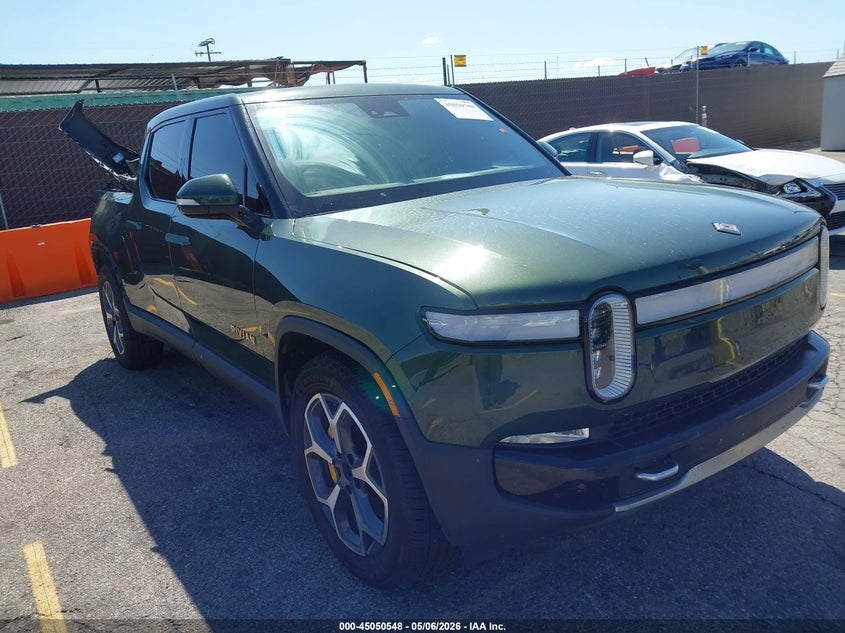 2023 Rivian R1t VIN 7FCTGAAA2PN017976 IAAI salvage auction — REAR END, Salvage (California), sold $18,800 on 2026-07-20 (photo 1)