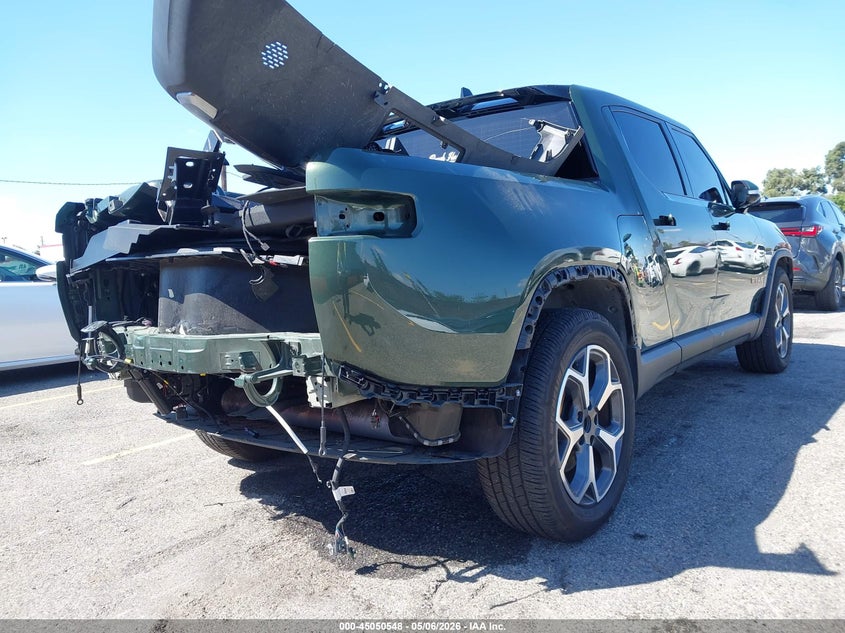 2023 Rivian R1t VIN 7FCTGAAA2PN017976 IAAI salvage auction — REAR END, Salvage (California), sold $18,800 on 2026-07-20 (photo 4)
