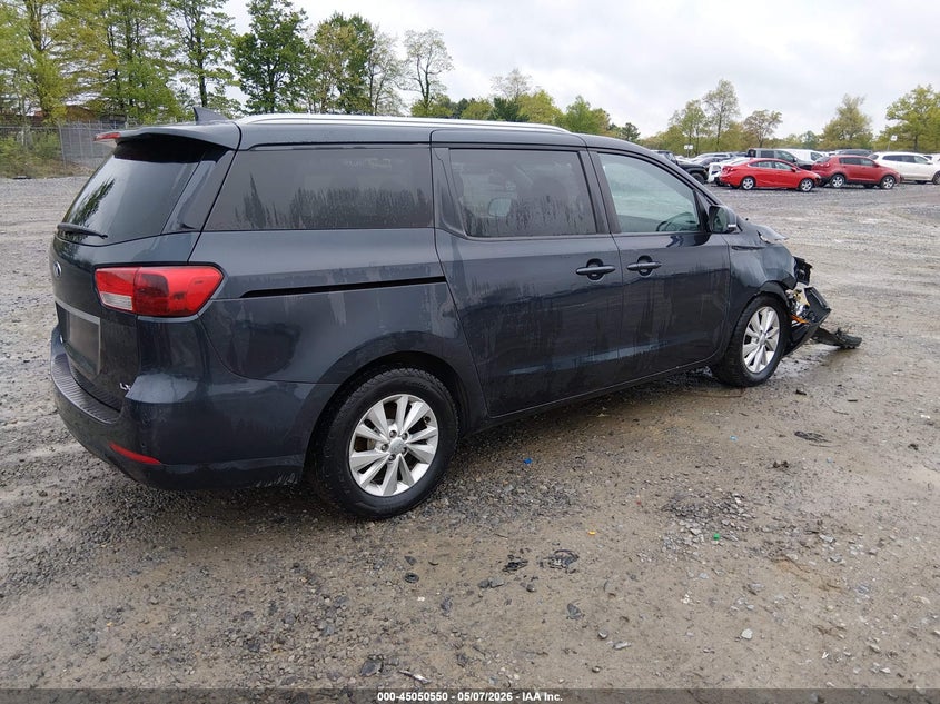 2017 Kia SEDONA VIN KNDMB5C15H6247911 IAAI salvage auction — FRONT END, Salvage (Ohio), sold $900 on 2026-07-19 (photo 4)