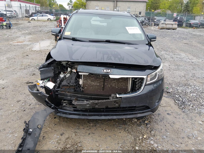 2017 Kia SEDONA VIN KNDMB5C15H6247911 IAAI salvage auction — FRONT END, Salvage (Ohio), sold $900 on 2026-07-19 (photo 6)