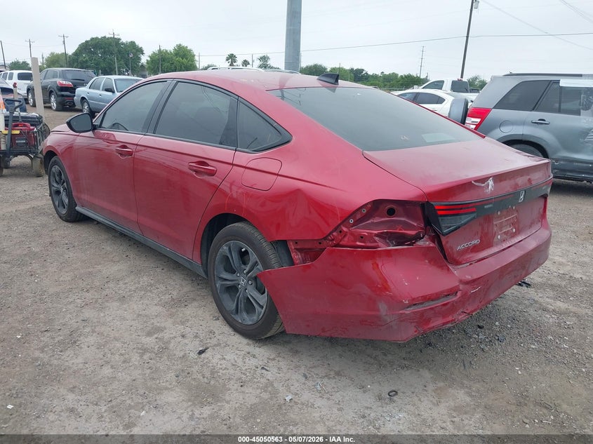 2025 Honda Accord VIN 1HGCY1F40SA069601 IAAI salvage auction — REAR END, Original (Texas), sold $8,400 on 2026-07-28 (photo 3)