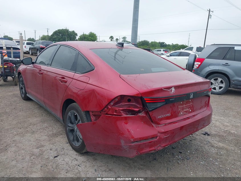 2025 Honda Accord VIN 1HGCY1F40SA069601 IAAI salvage auction — REAR END, Original (Texas), sold $8,400 on 2026-07-28 (photo 6)