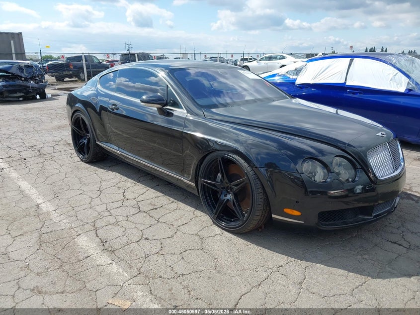 2004 Bentley Continental gt VIN SCBCR63W14C022182 IAAI salvage auction — VANDALISM, Salvage (California), sold $8,525 on 2026-07-08 (photo 1)