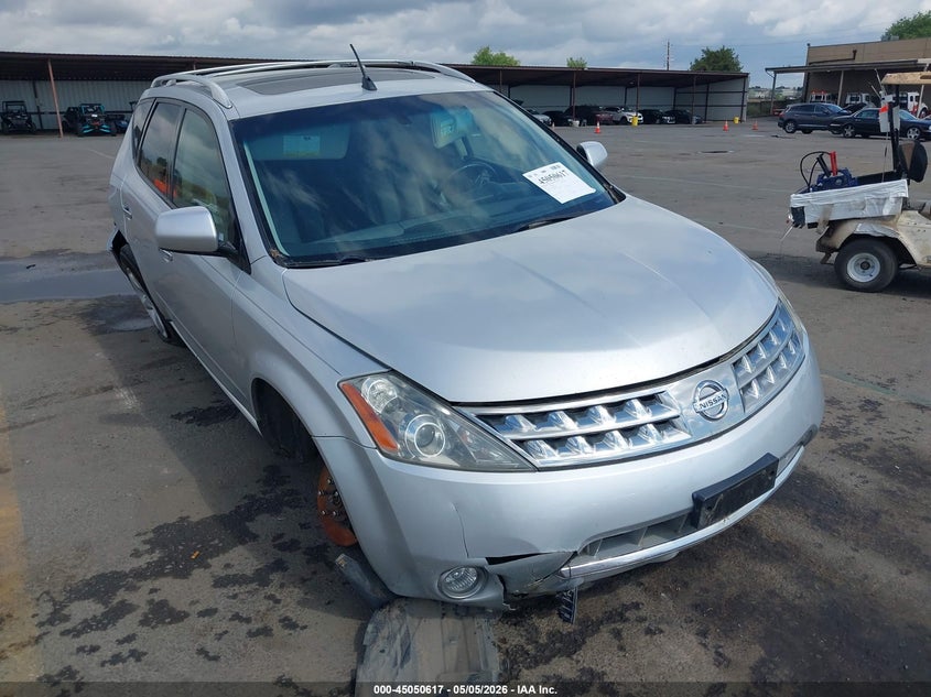 2006 Nissan Murano VIN JN8AZ08W86W506334 IAAI salvage auction — RIGHT SIDE, Salvage (California), sold $300 on 2026-07-08 (photo 1)