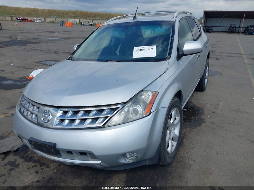 2006 Nissan Murano VIN JN8AZ08W86W506334 IAAI salvage auction — RIGHT SIDE, Salvage (California), sold $300 on 2026-07-08 (photo 2)