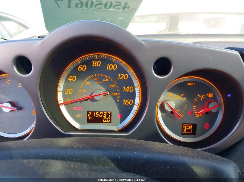 2006 Nissan Murano VIN JN8AZ08W86W506334 IAAI salvage auction — RIGHT SIDE, Salvage (California), sold $300 on 2026-07-08 (photo 7)