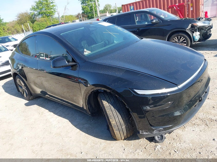 2026 Tesla Model y VIN 7SAYGDEE7TA472423 IAAI salvage auction — LEFT FRONT, Salvage (Illinois), sold $20,000 on 2026-07-09 (photo 1)