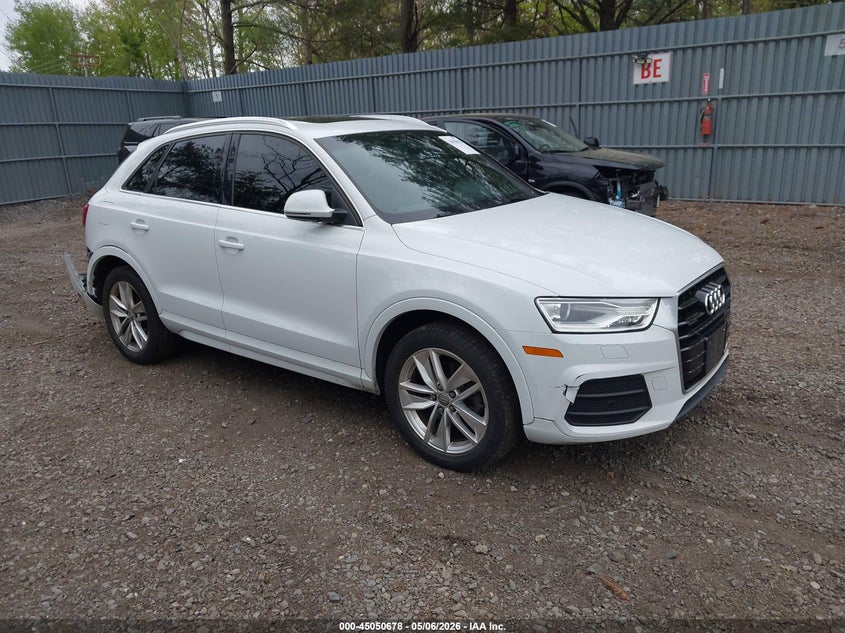 2016 Audi Q3 VIN WA1EFCFS9GR016292 IAAI salvage auction — REAR END, Salvage (New Jersey), sold $3,850 on 2026-08-16 (photo 1)