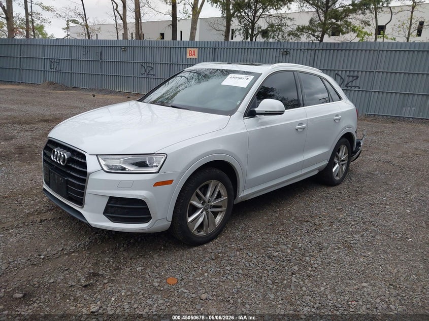 2016 Audi Q3 VIN WA1EFCFS9GR016292 IAAI salvage auction — REAR END, Salvage (New Jersey), sold $3,850 on 2026-08-16 (photo 2)