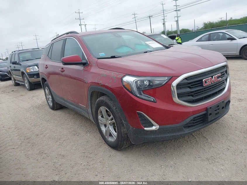 2021 Gmc Terrain VIN 3GKALMEV2ML341775 IAAI salvage auction — HAIL, Original (Texas), sold $7,775 on 2026-07-27 (photo 1)