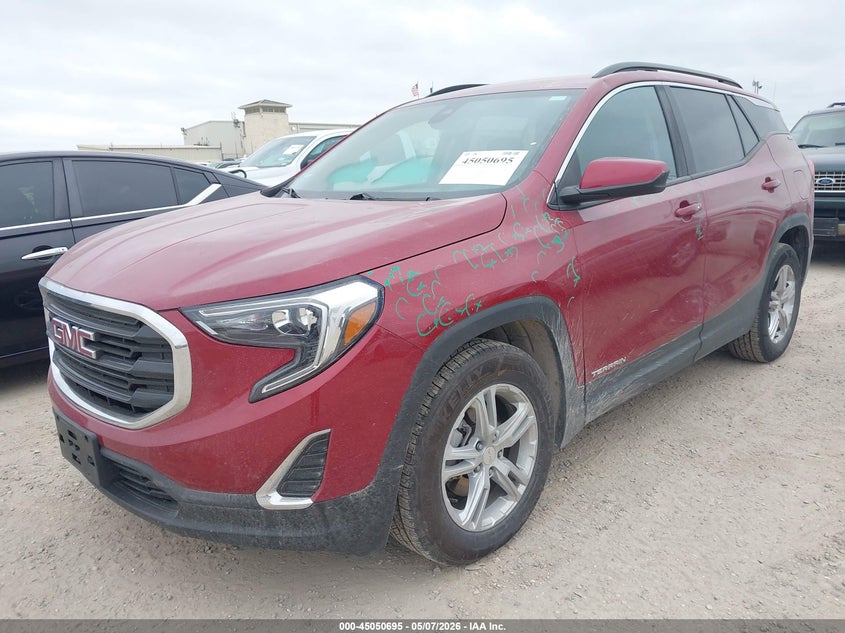 2021 Gmc Terrain VIN 3GKALMEV2ML341775 IAAI salvage auction — HAIL, Original (Texas), sold $7,775 on 2026-07-27 (photo 2)