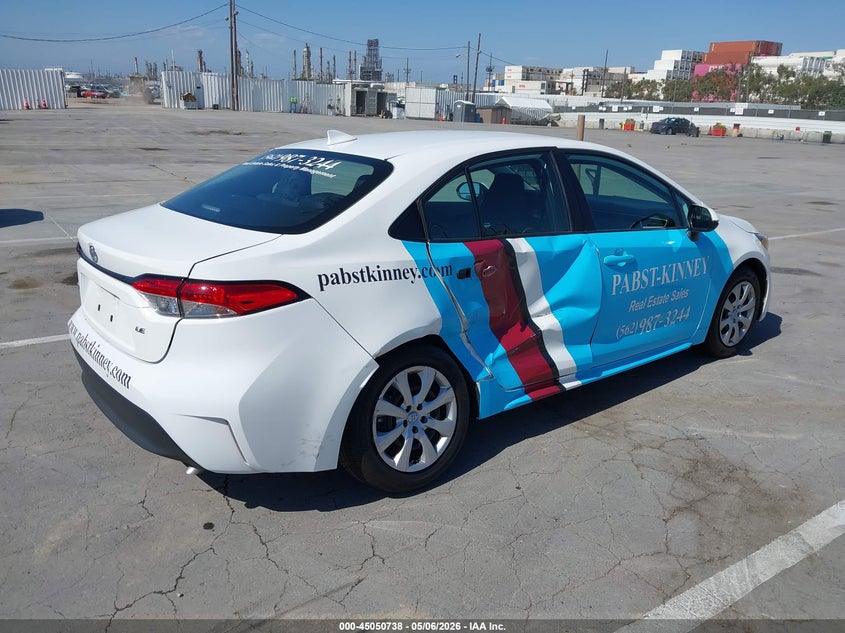 2024 Toyota Corolla VIN 5YFB4MDE6RP138591 IAAI salvage auction — RIGHT SIDE, Salvage Title, sold $3,550 on 2026-07-29 (photo 4)