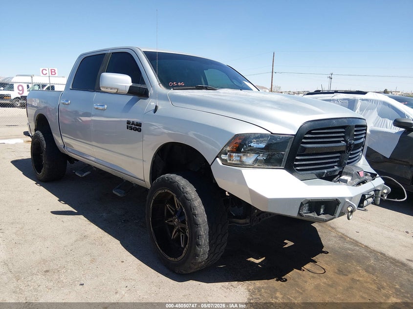 2016 Ram 1500 VIN 1C6RR7LM9GS174286 IAAI salvage auction — Burn Engine, Salvage (Texas), sold $1,900 on 2026-07-12 (photo 1)