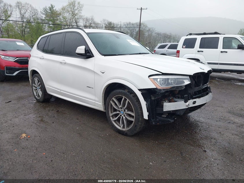 2016 BMW X3 VIN 5UXWX9C5XG0D72765 IAAI salvage auction — FRONT END, Salvage (New Jersey), sold $4,050 on 2026-07-16 (photo 1)