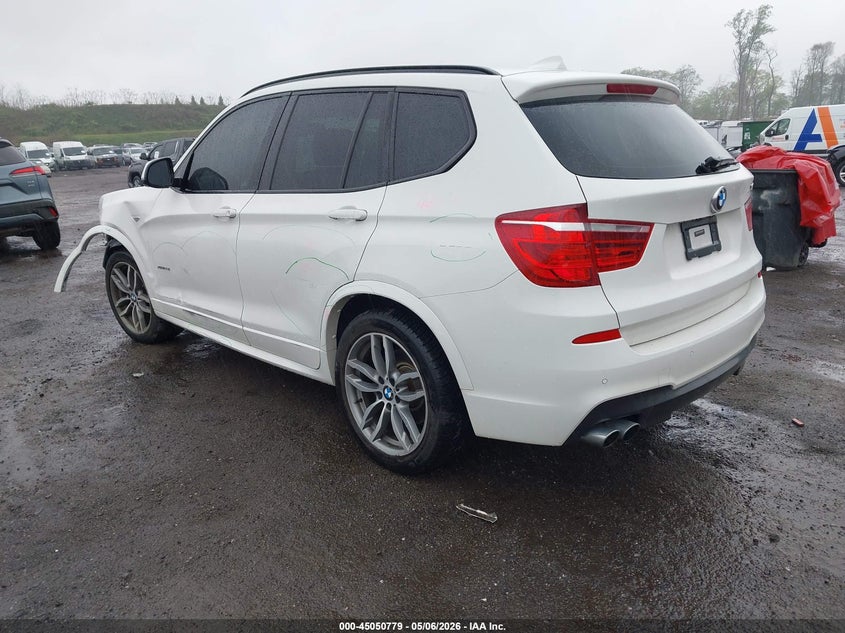 2016 BMW X3 VIN 5UXWX9C5XG0D72765 IAAI salvage auction — FRONT END, Salvage (New Jersey), sold $4,050 on 2026-07-16 (photo 3)