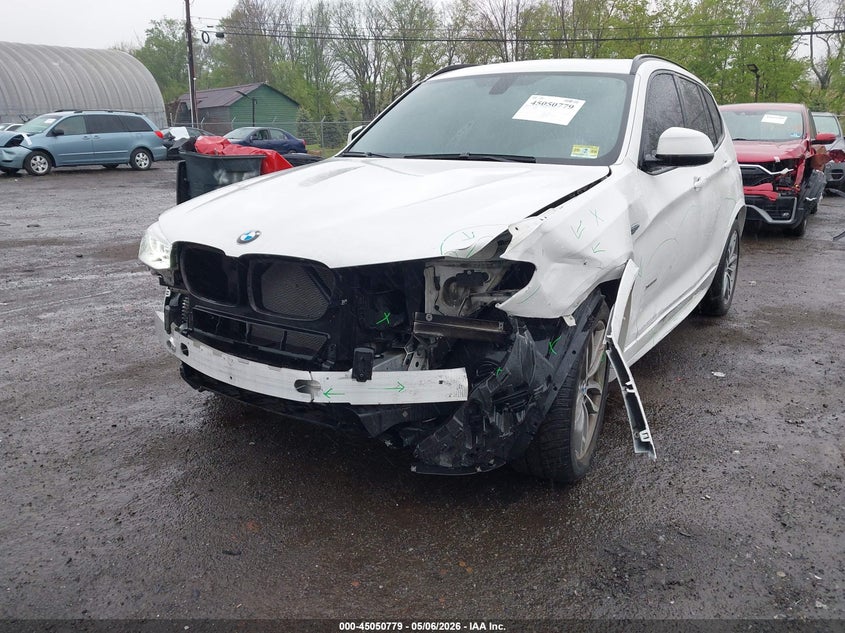 2016 BMW X3 VIN 5UXWX9C5XG0D72765 IAAI salvage auction — FRONT END, Salvage (New Jersey), sold $4,050 on 2026-07-16 (photo 6)