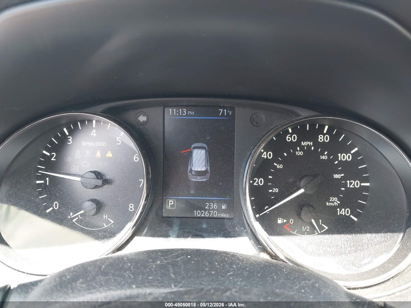 2019 Nissan Rogue VIN KNMAT2MV0KP553366 IAAI salvage auction — HAIL, Original (Texas), sold $4,550 on 2026-07-14 (photo 7)