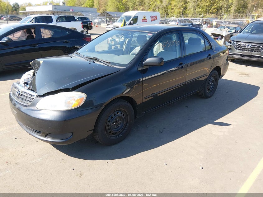 2005 Toyota Corolla VIN JTDBR32E252061158 IAAI salvage auction — RIGHT FRONT, Salvage (Idaho), sold $575 on 2026-07-23 (photo 2)