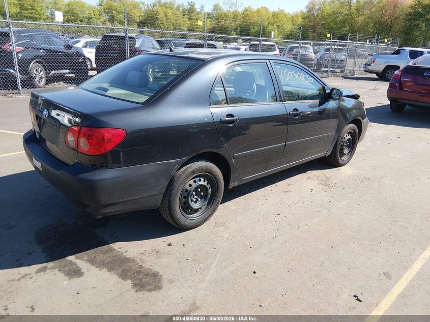 2005 Toyota Corolla VIN JTDBR32E252061158 IAAI salvage auction — RIGHT FRONT, Salvage (Idaho), sold $575 on 2026-07-23 (photo 4)