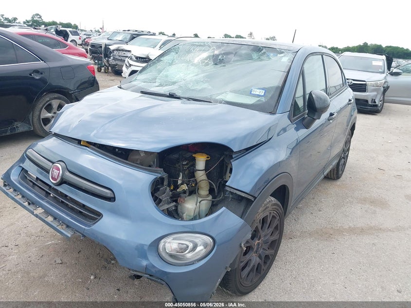 2018 Fiat 500x VIN ZFBCFXCB1JP703085 IAAI salvage auction — FRONT END, Salvage (Texas), sold $500 on 2026-07-28 (photo 2)