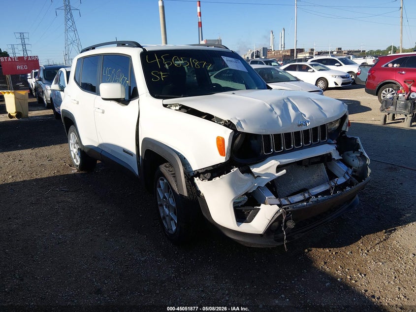 2020 Jeep Renegade VIN ZACNJBBB6LPL75898 IAAI salvage auction — FRONT END, Salvage Title, sold $950 on 2026-07-29 (photo 1)