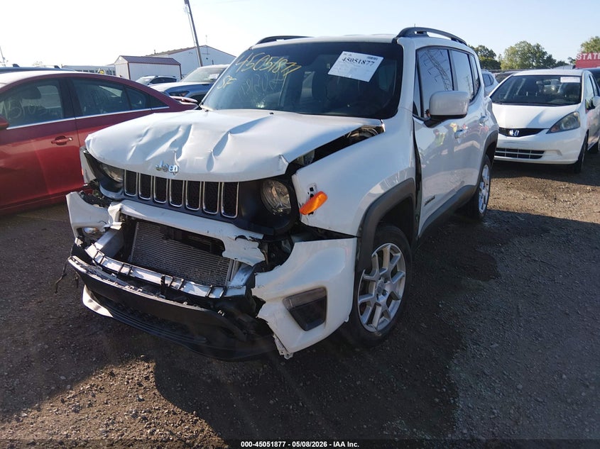 2020 Jeep Renegade VIN ZACNJBBB6LPL75898 IAAI salvage auction — FRONT END, Salvage Title, sold $950 on 2026-07-29 (photo 2)
