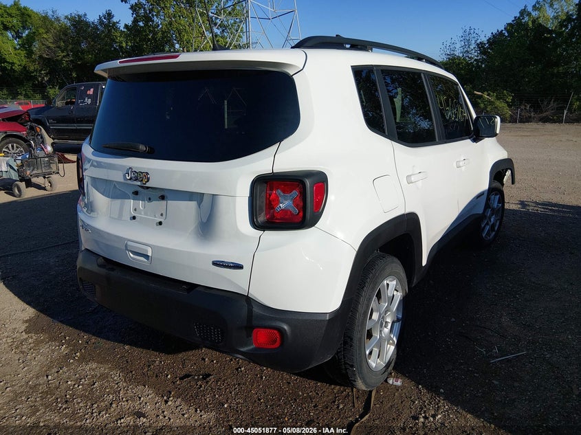 2020 Jeep Renegade VIN ZACNJBBB6LPL75898 IAAI salvage auction — FRONT END, Salvage Title, sold $950 on 2026-07-29 (photo 4)