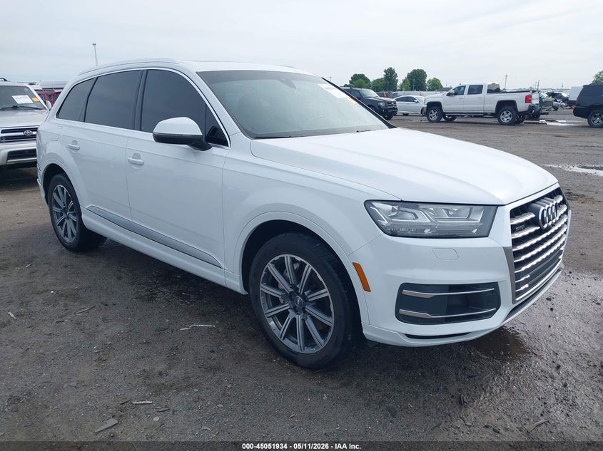 2017 Audi Q7 VIN WA1LAAF76HD015346 IAAI salvage auction — RIGHT REAR, Clear (Arkansas), sold $8,600 on 2026-07-08 (photo 1)