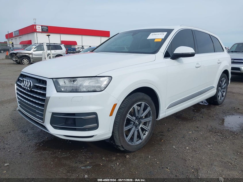 2017 Audi Q7 VIN WA1LAAF76HD015346 IAAI salvage auction — RIGHT REAR, Clear (Arkansas), sold $8,600 on 2026-07-08 (photo 2)