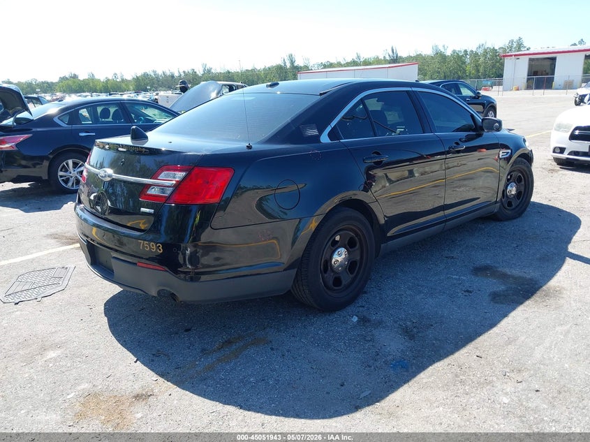 2016 Ford Police VIN 1FAHP2MK1GG123304 IAAI salvage auction — SIDE, Rebuildable (Florida), sold $700 on 2026-07-06 (photo 4)