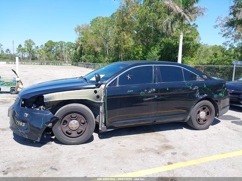 2016 Ford Police VIN 1FAHP2MK1GG123304 IAAI salvage auction — SIDE, Rebuildable (Florida), sold $700 on 2026-07-06 (photo 6)
