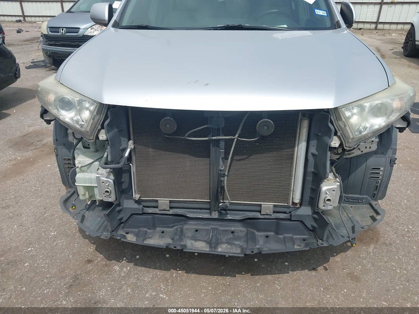 2012 Toyota Highlander VIN 5TDZA3EH1CS029755 IAAI salvage auction — FRONT END, Original (Texas), sold $4,375 on 2026-07-08 (photo 6)