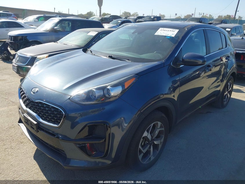 2021 Kia Sportage VIN KNDPM3AC5M7934438 IAAI salvage auction — REAR END, Salvage (California), sold $4,050 on 2026-07-29 (photo 2)