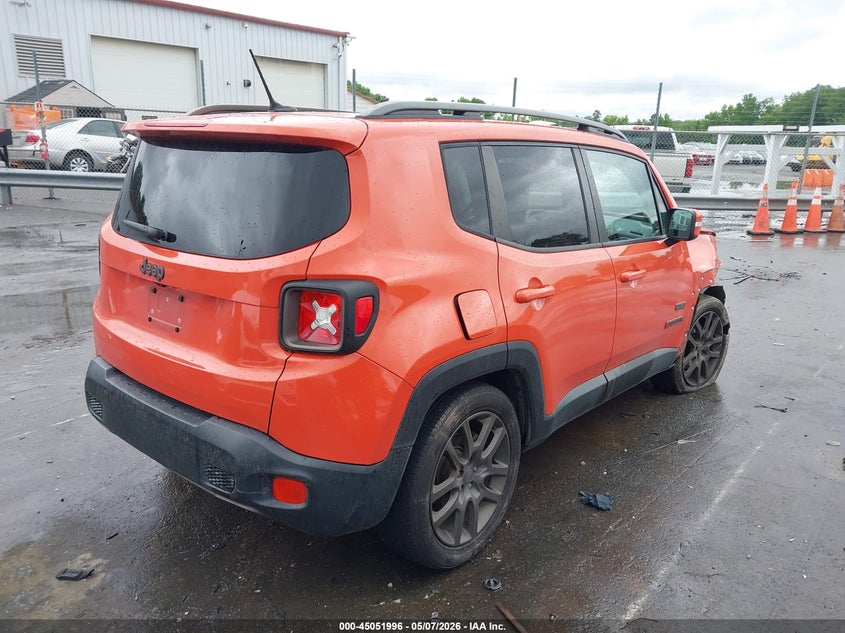 2016 Jeep Renegade VIN ZACCJABT1GPD06362 IAAI salvage auction — RIGHT FRONT, Salvage (North Carolina), sold $1,250 on 2026-07-13 (photo 4)