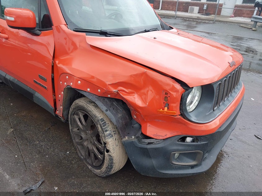 2016 Jeep Renegade VIN ZACCJABT1GPD06362 IAAI salvage auction — RIGHT FRONT, Salvage (North Carolina), sold $1,250 on 2026-07-13 (photo 6)