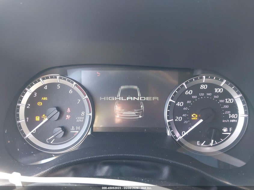 2023 Toyota Highlander VIN 5TDKDRAH5PS501687 IAAI salvage auction — FRONT END, Salvage (Pennsylvania), sold $10,250 on 2026-07-07 (photo 7)