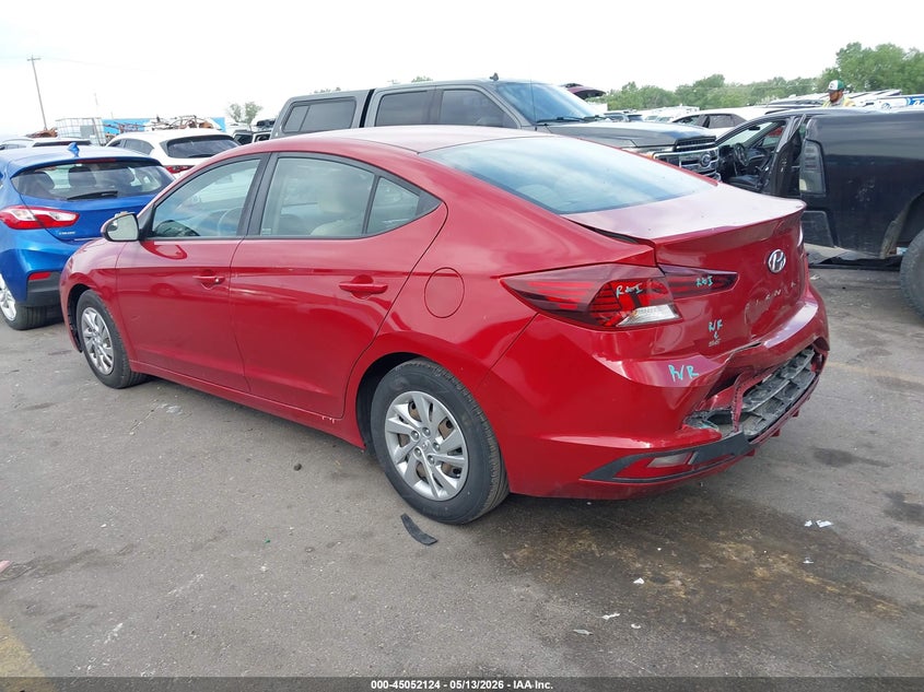2019 Hyundai Elantra VIN KMHD74LF9KU799160 IAAI salvage auction — REAR END, Salvage (Idaho), sold $1,800 on 2026-07-30 (photo 3)