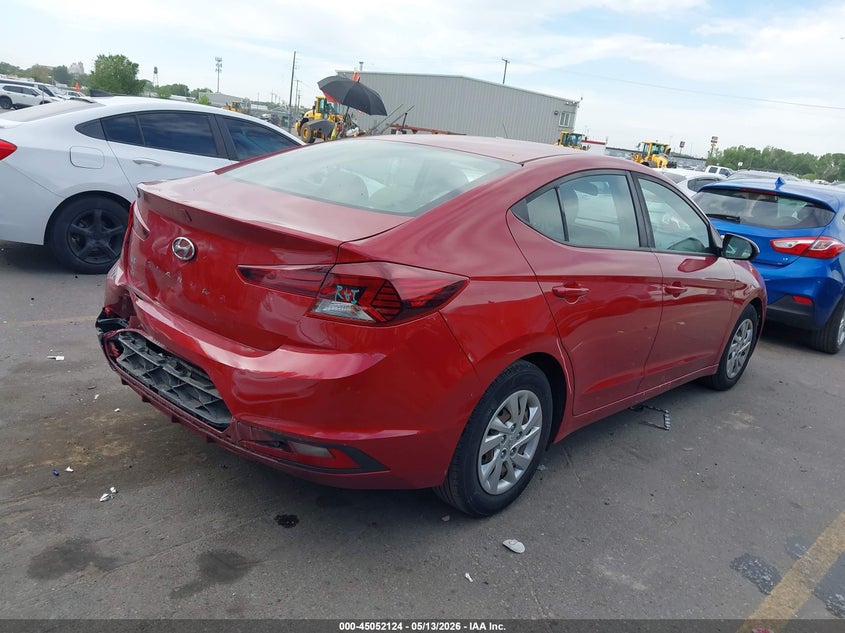 2019 Hyundai Elantra VIN KMHD74LF9KU799160 IAAI salvage auction — REAR END, Salvage (Idaho), sold $1,800 on 2026-07-30 (photo 4)